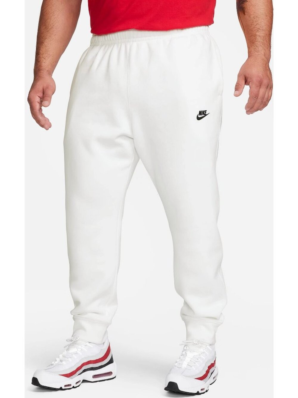 Nike Men's Sportswear Club Jogger Tapered white Size XXL NEW WITH TAGS!